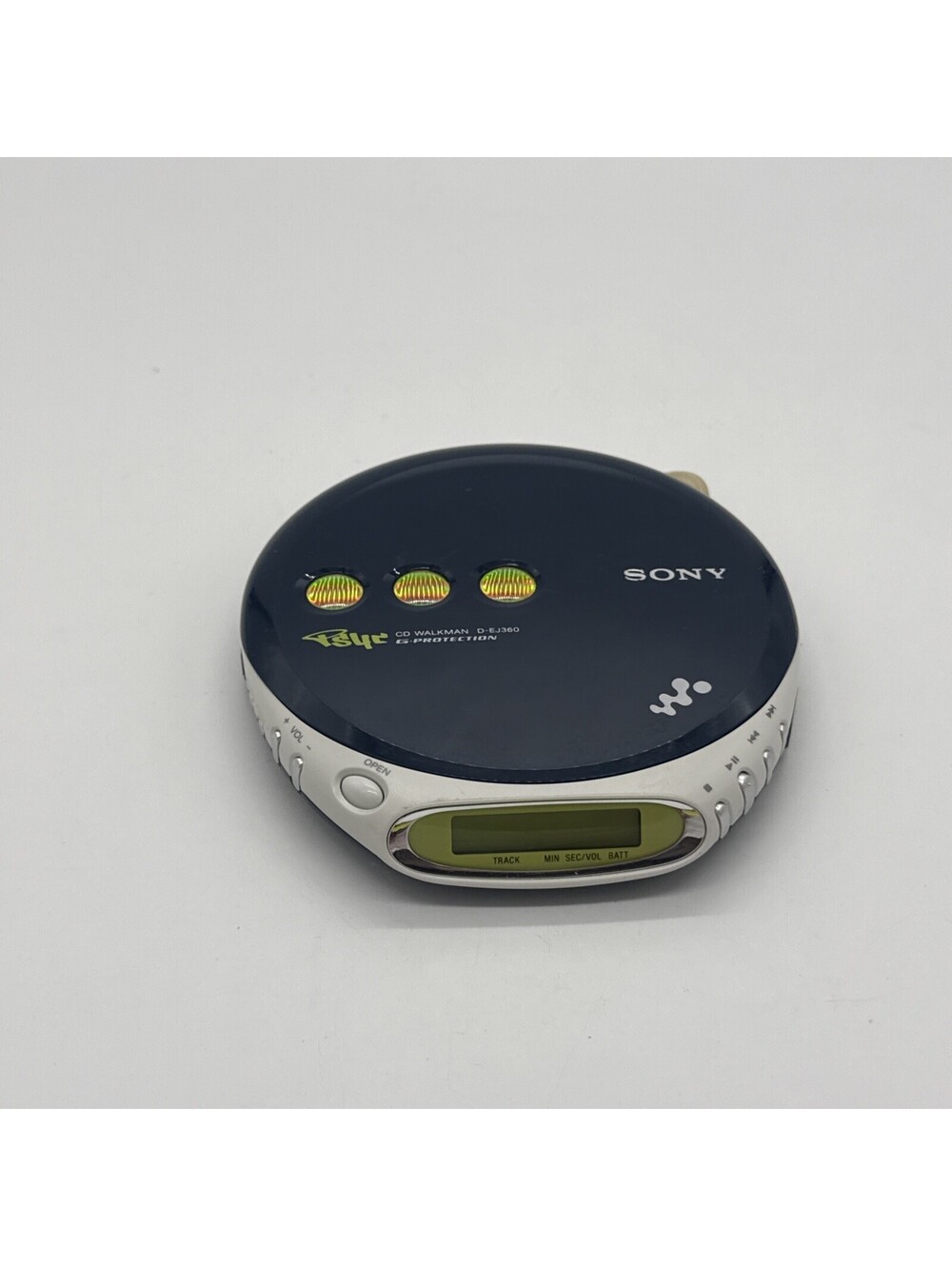 Sony Walkman D-EJ360 Blue Portable CD Player G-Protection Untested For Parts